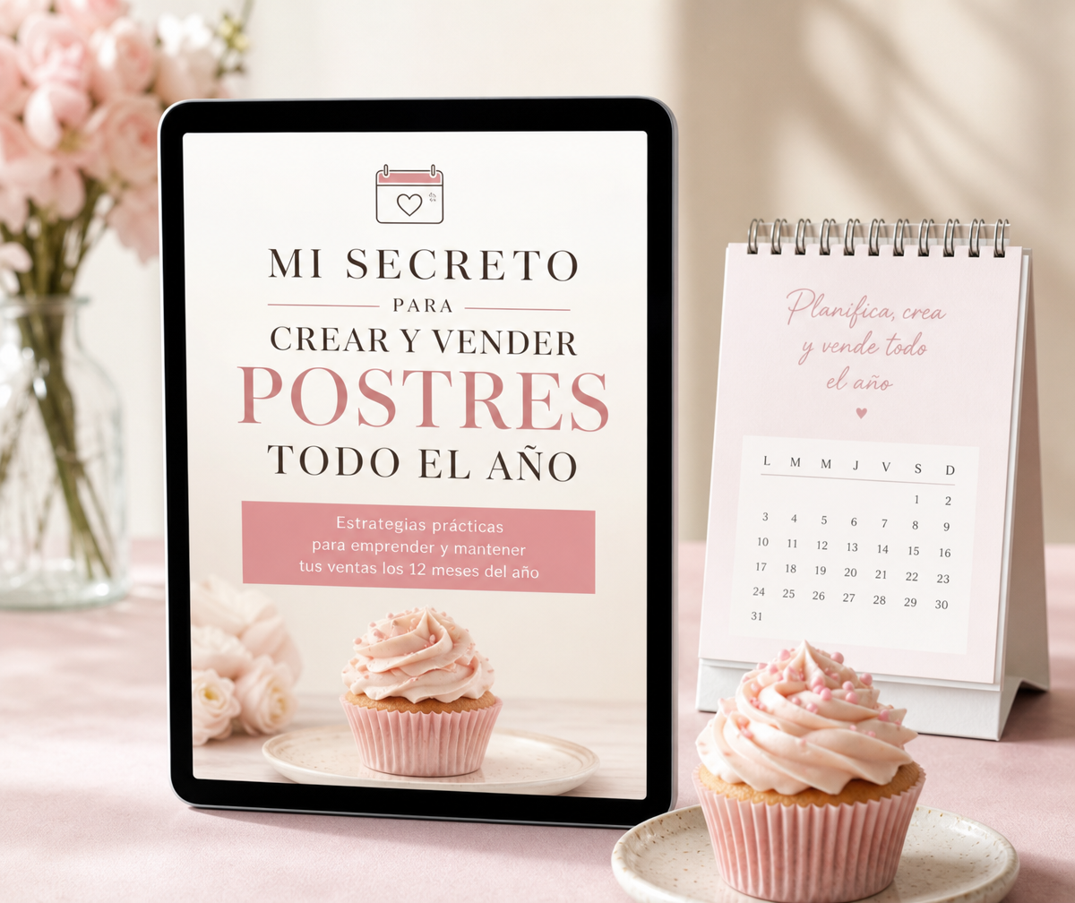 Mi Secreto para Crear y Vender Postres Todo el Año